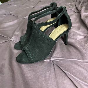 Suede heels